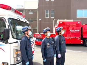 훈련에 참가한 당원의 의사, 응급구명사